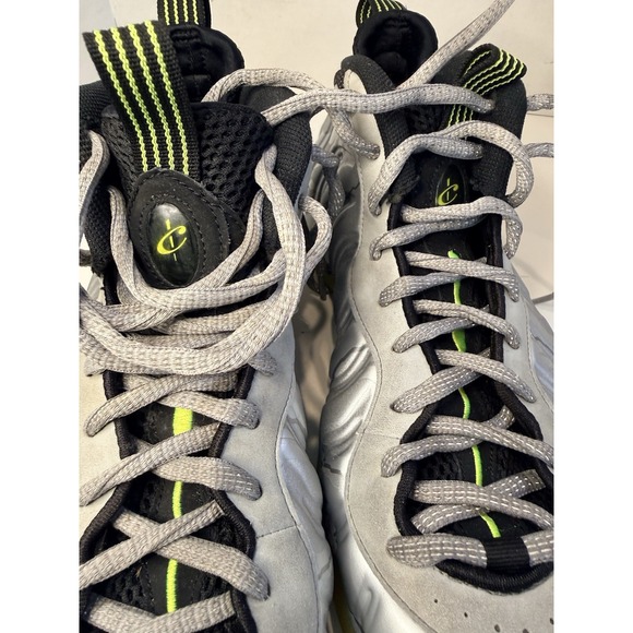 NIKE AIR FOAMPOSITE ONE PREMIUM 10 METALLIC SILVER CAMO VOLT GALAXY 575420-004 main image 5
